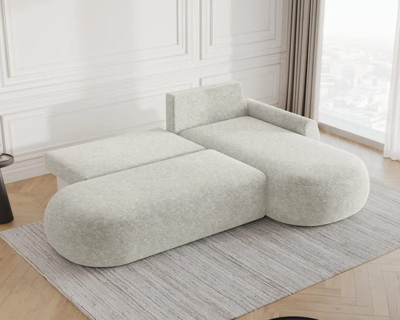 Ecksofa – Diune – Modernes Schlafsofa mit Bettkasten & großer Liegefläche