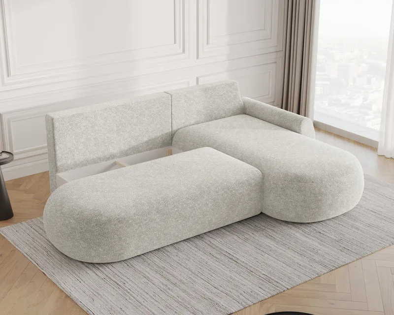 Ecksofa – Diune – Modernes Schlafsofa mit Bettkasten & großer Liegefläche