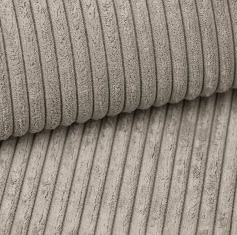 Ecksofa – Brazil U – Cord-Schlafsofa in U-Form mit Bettkasten & HR-Schaum