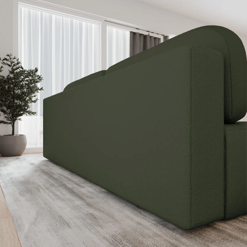 Schlafsofa – Stanley – Arena – 210 cm mit Bettkasten & Zierkissen
