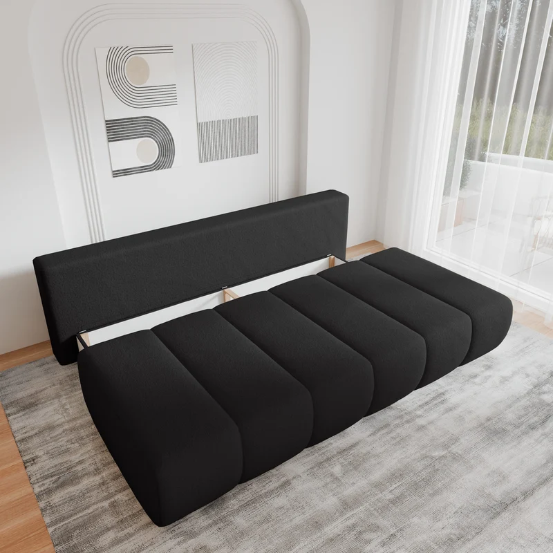 Schlafsofa – Stanley – Arena – 210 cm mit Bettkasten & Zierkissen