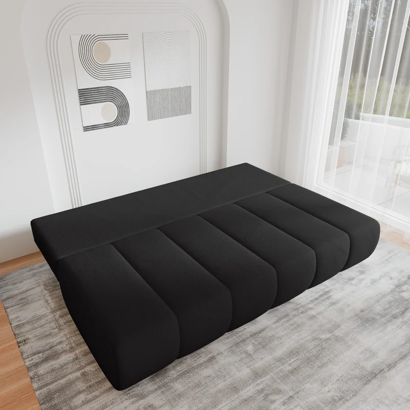 Schlafsofa – Stanley – Arena – 210 cm mit Bettkasten & Zierkissen