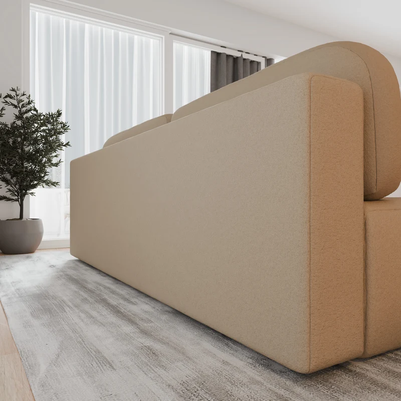 Schlafsofa – Stanley – Arena – 210 cm mit Bettkasten & Zierkissen