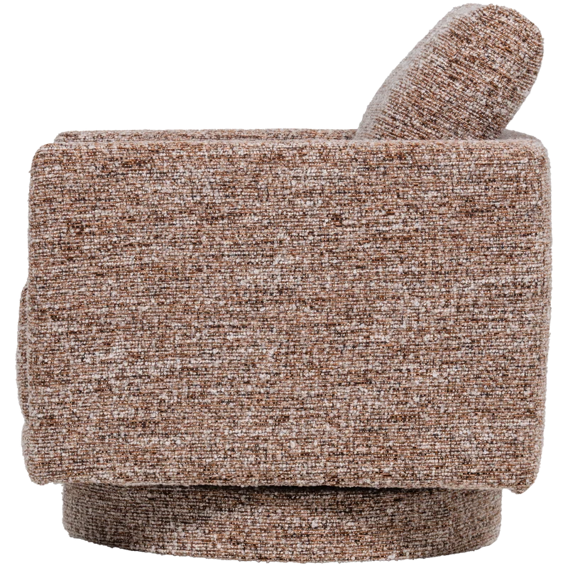 Oska drehfauteuil braun melange
