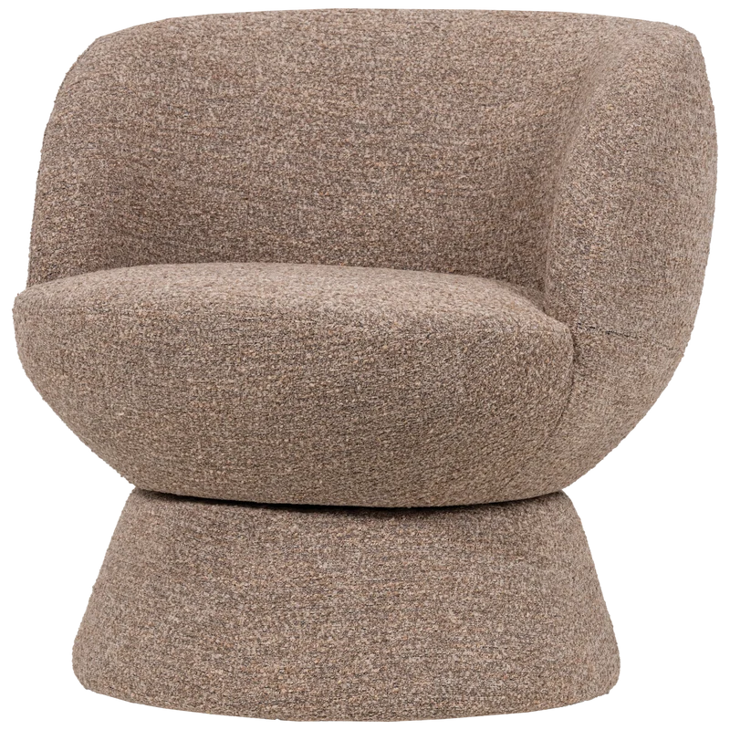 Shuffle drehfauteuil braun melange