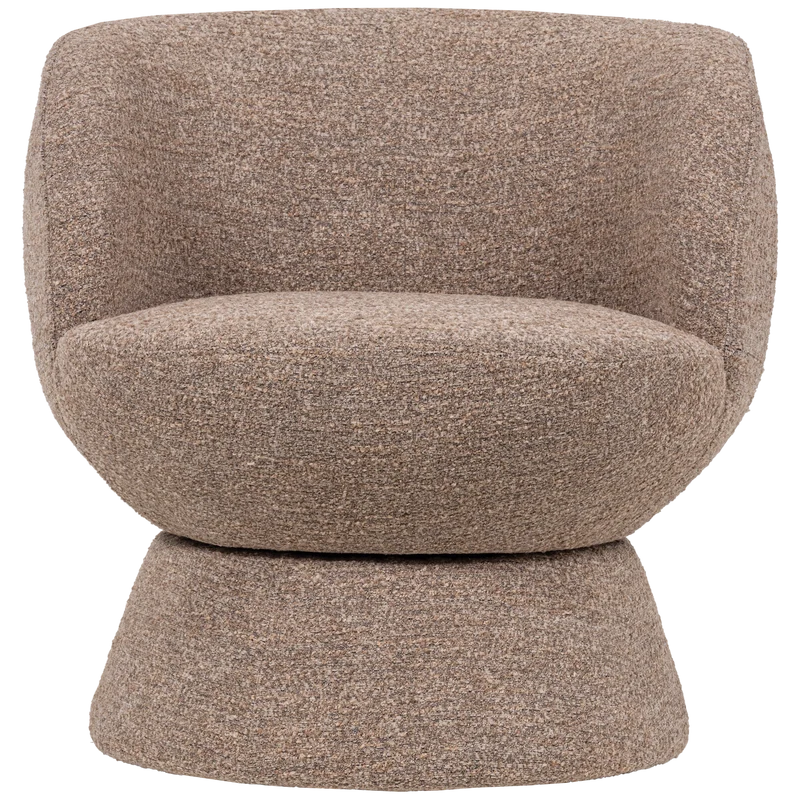 Shuffle drehfauteuil braun melange