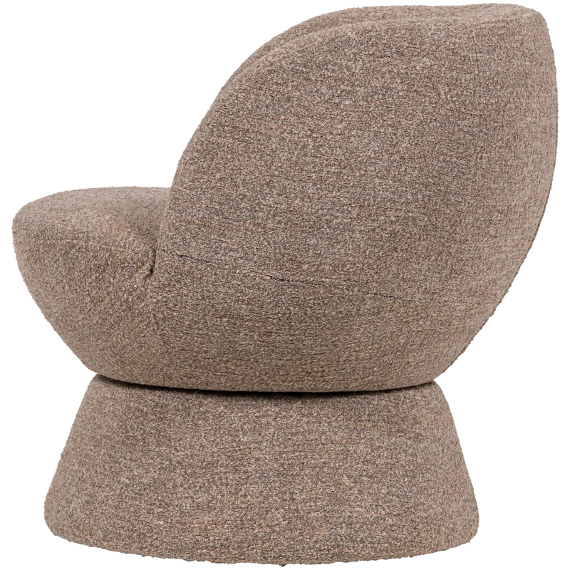 Shuffle drehfauteuil braun melange