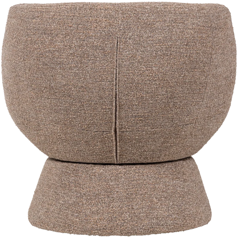 Shuffle drehfauteuil braun melange