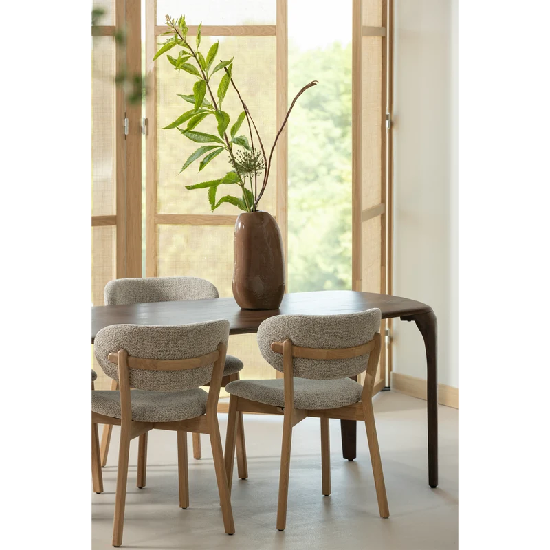 Fiore Esstisch Mangoholz dunkelbraun 230 x 95 cm