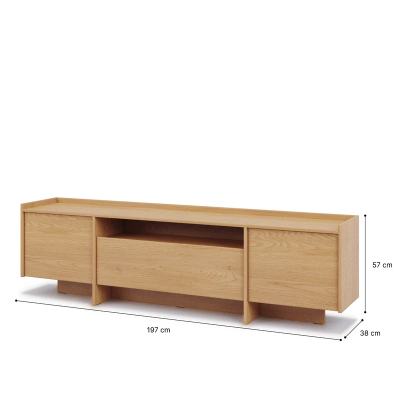 Akari Stilvolles TV-Lowboard mit Push-Open-System – Modernes mit großzügigem Stauraum