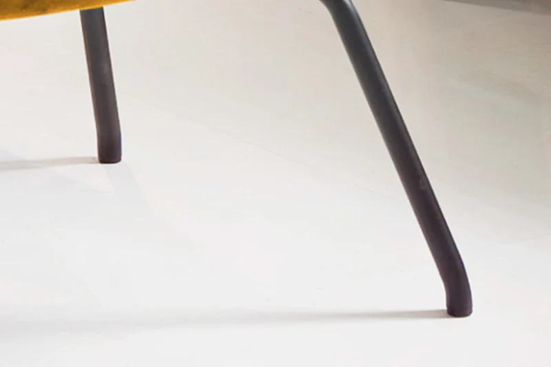 KAWOLA Hocker LOTTE Polsterhocker velvet curry