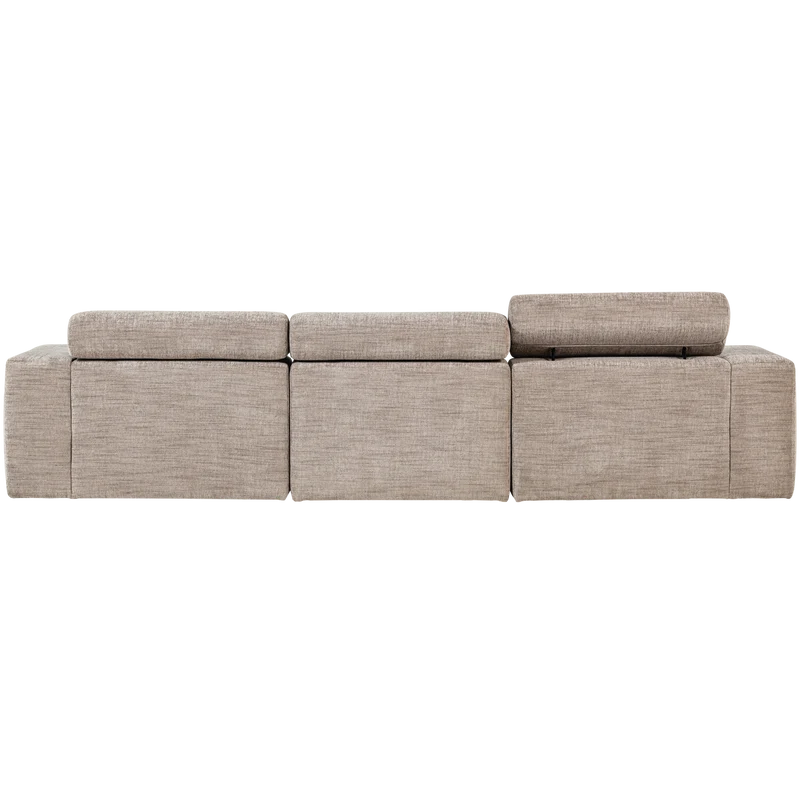 Novi chaise longue sofa rechts natur melange