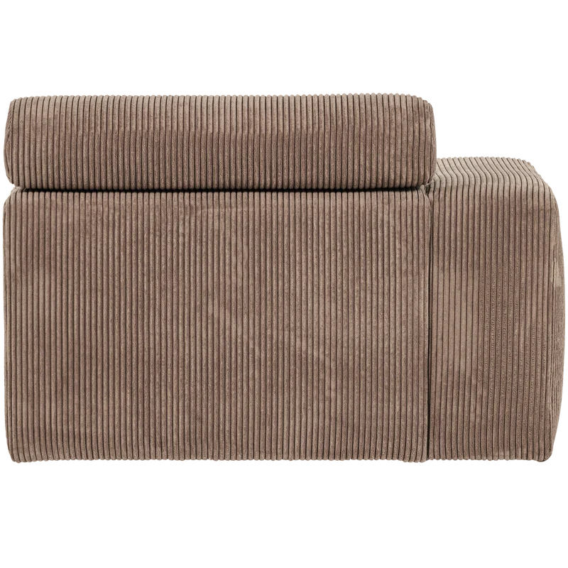Novi 1-sitzer element armlehne links kord taupe