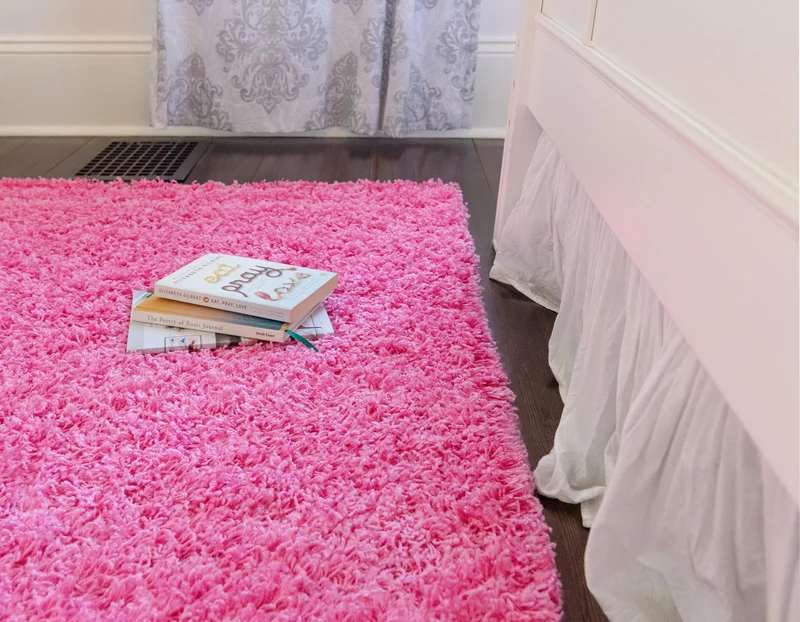 Teppich HIGH-FLOR Rechteckig Pink diverse Größen