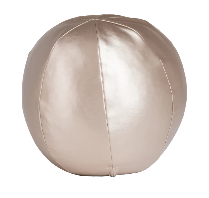 Rodeo Ballkissen klein metallic natur