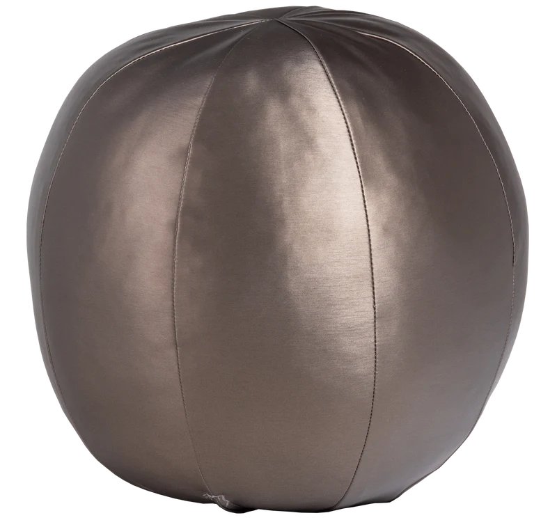 Rodeo Ballkissen groß metallisch kupferbraun
