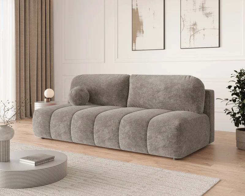 Schlafsofa – Stanley – Amari – 210 cm mit Bettkasten & Zierkissen