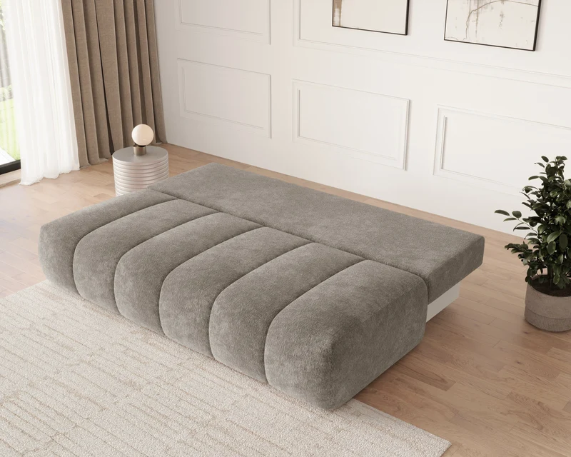 Schlafsofa – Stanley – Amari – 210 cm mit Bettkasten & Zierkissen