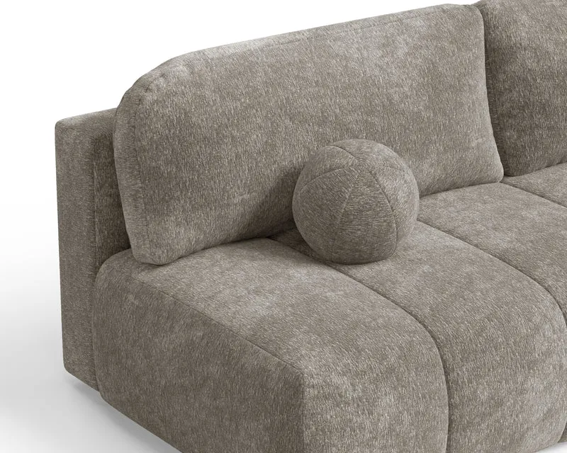 Schlafsofa – Stanley – Amari – 210 cm mit Bettkasten & Zierkissen