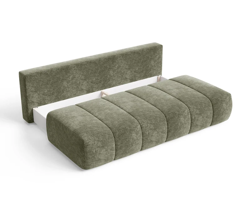 Schlafsofa – Stanley – Amari – 210 cm mit Bettkasten & Zierkissen