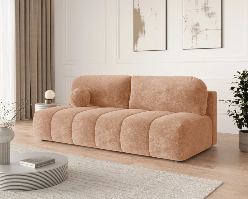Schlafsofa – Stanley – Amari – 210 cm mit Bettkasten & Zierkissen