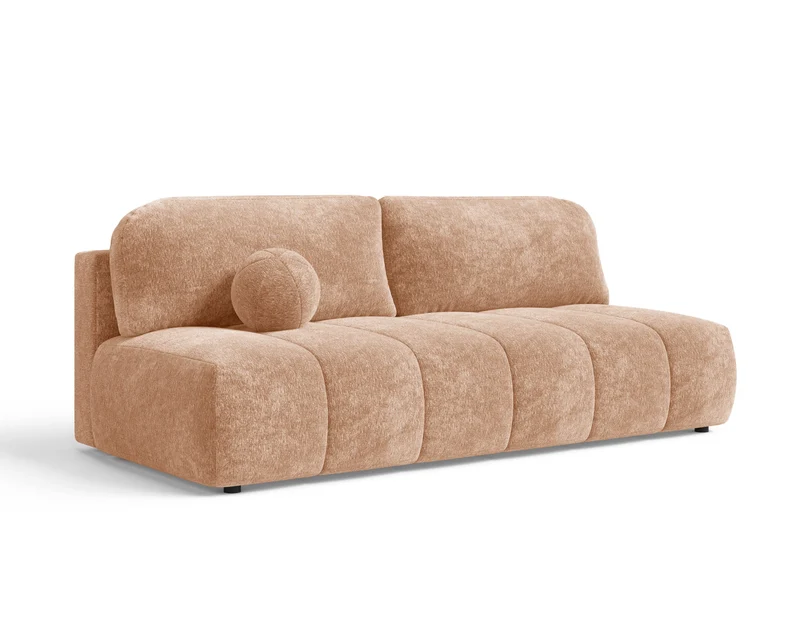 Schlafsofa – Stanley – Amari – 210 cm mit Bettkasten & Zierkissen