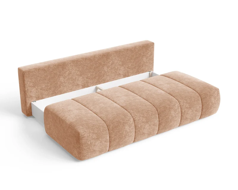 Schlafsofa – Stanley – Amari – 210 cm mit Bettkasten & Zierkissen