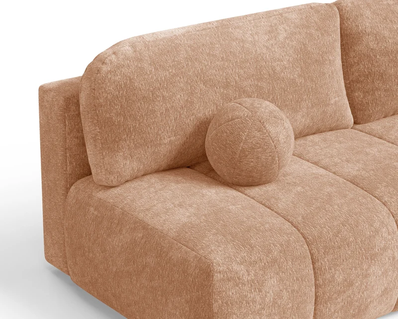 Schlafsofa – Stanley – Amari – 210 cm mit Bettkasten & Zierkissen