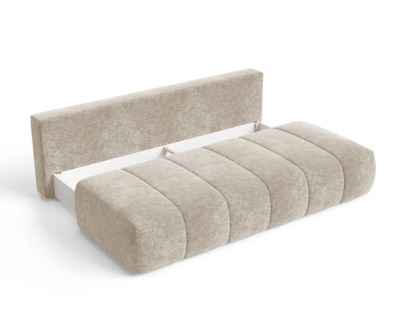 Schlafsofa – Stanley – Amari – 210 cm mit Bettkasten & Zierkissen
