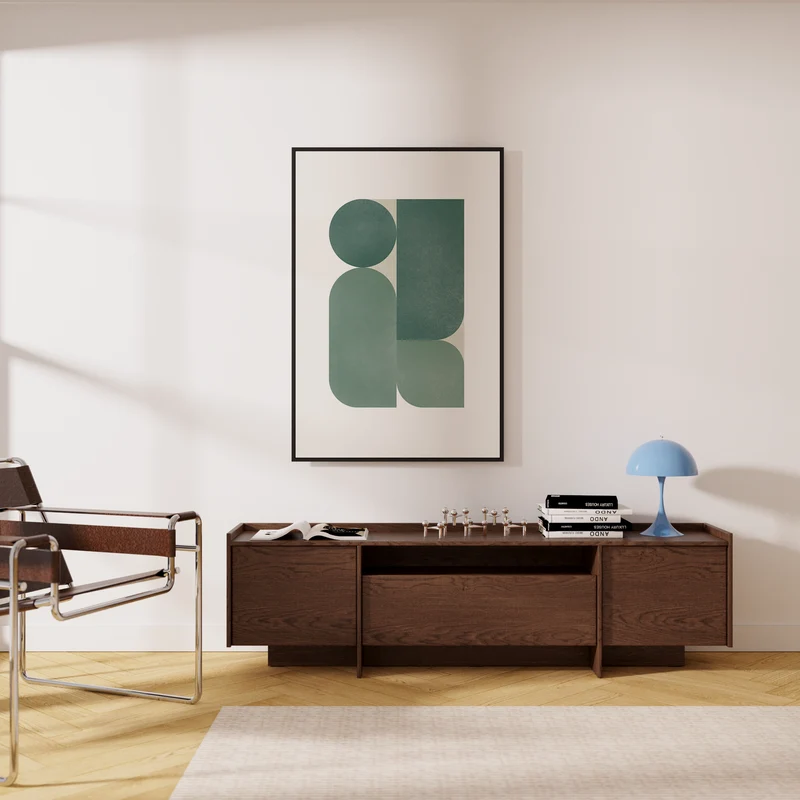 Akari Modernes TV-Lowboard 175 cm mit Push-to-Open Funktion