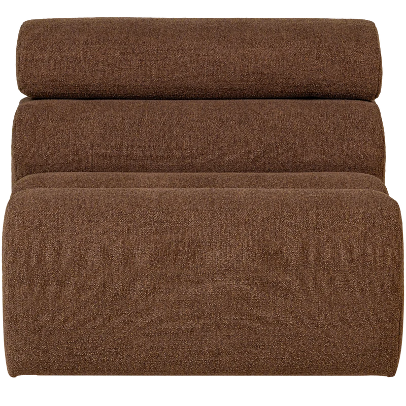 Novi 1-Sitzer-Element Bouclé Mokkabraun