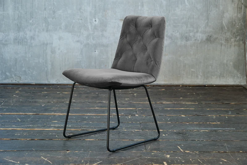 KAWOLA Esszimmerstuhl NEW CHARME Velvet stone