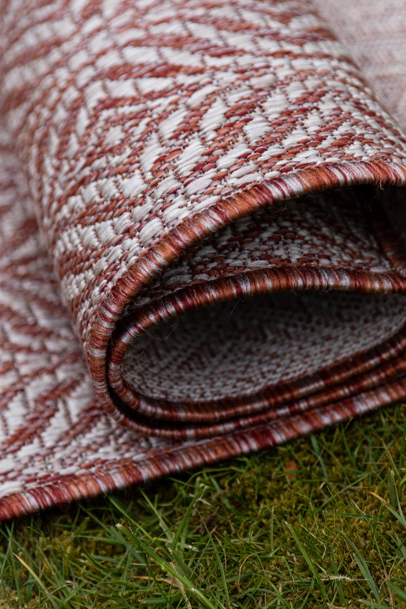 Teppich OUTDOOR CIATO Rechteckig Rostrot 150x245 cm