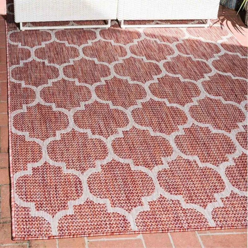 Teppich OUTDOOR CIATO Rechteckig Rostrot 150x245 cm