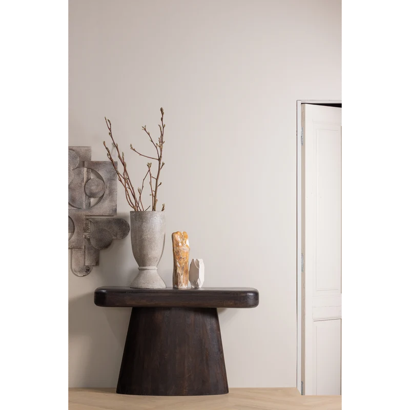 Amco Beistelltisch Mangoholz schwarz