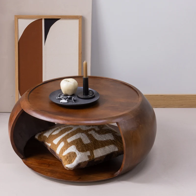 Cole Couchtisch Mangoholz braun