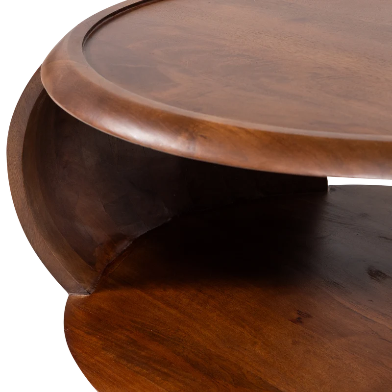 Cole Couchtisch Mangoholz braun