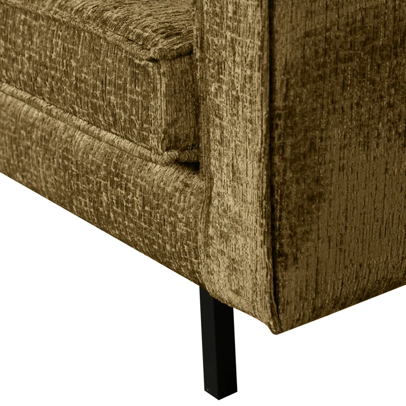Rodeo sofa 3-sitzer structure velvet brass