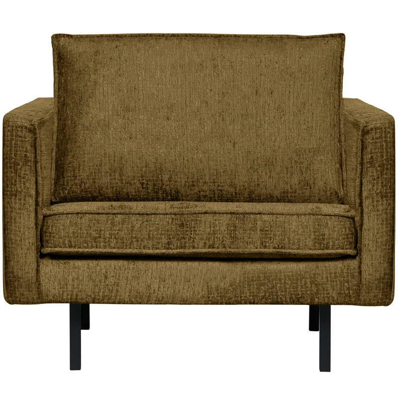 Rodeo sessel structure velvet brass