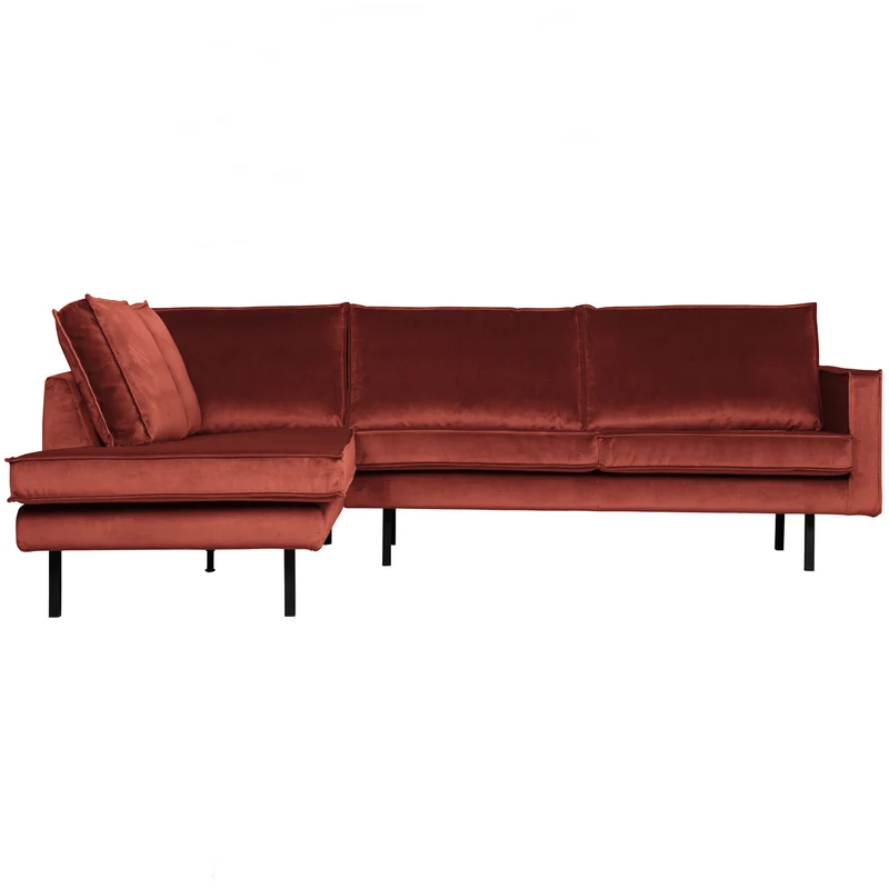 Rodeo eckbank linken velvet kastanie