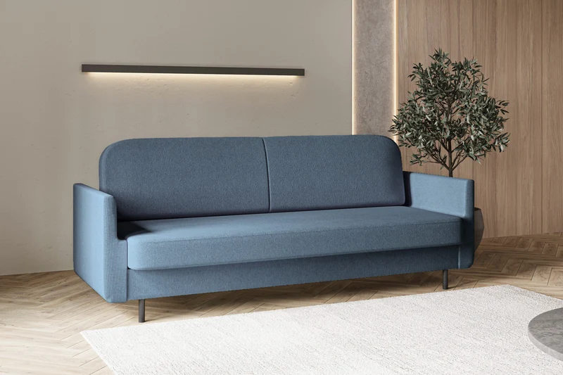 Schlafsofa – Cloudy – 221 cm mit Bettkasten & Seitentasche
