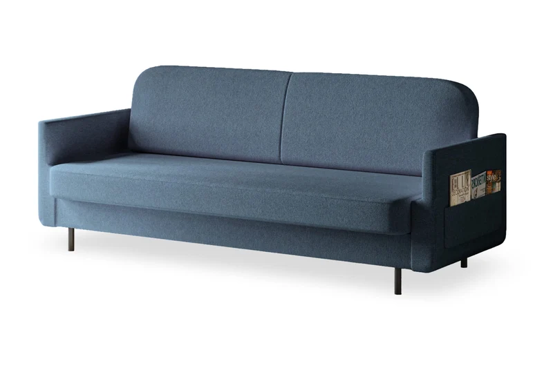 Schlafsofa – Cloudy – 221 cm mit Bettkasten & Seitentasche