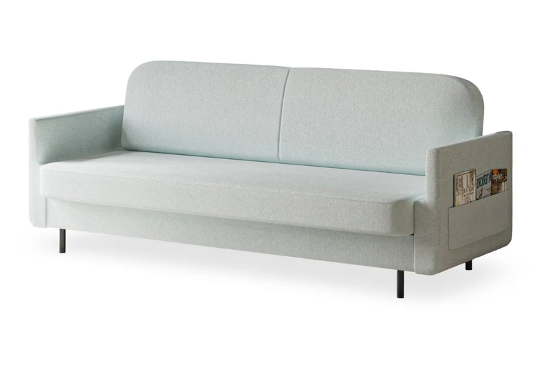 Schlafsofa – Cloudy – 221 cm mit Bettkasten & Seitentasche