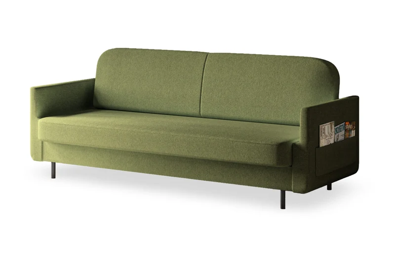 Schlafsofa – Cloudy – 221 cm mit Bettkasten & Seitentasche