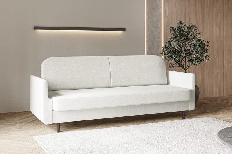 Schlafsofa – Cloudy – 221 cm mit Bettkasten & Seitentasche