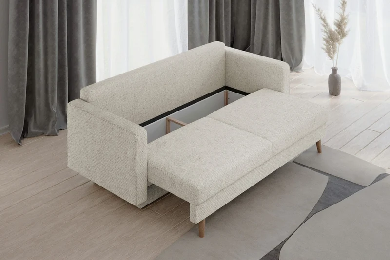 Schlafsofa – Coco – 232 cm mit Bettkasten & HR-Schaum