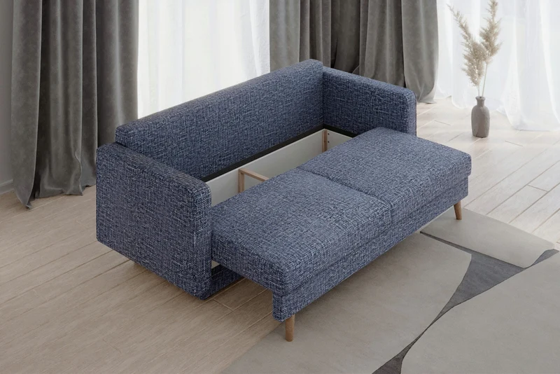 Schlafsofa – Coco – 232 cm mit Bettkasten & HR-Schaum