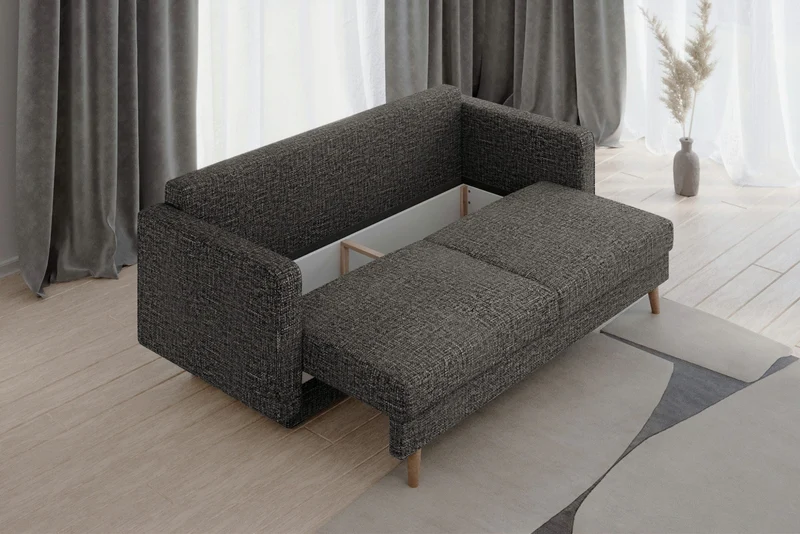 Schlafsofa – Coco – 232 cm mit Bettkasten & HR-Schaum