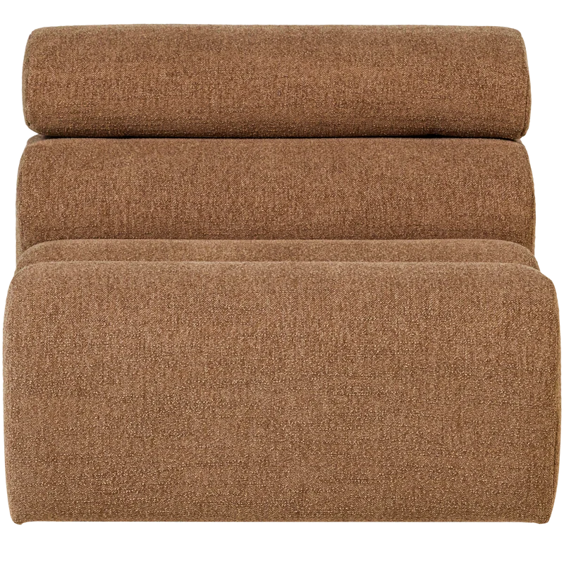 Novi 1-Sitzer-Element Bouclé Karamell