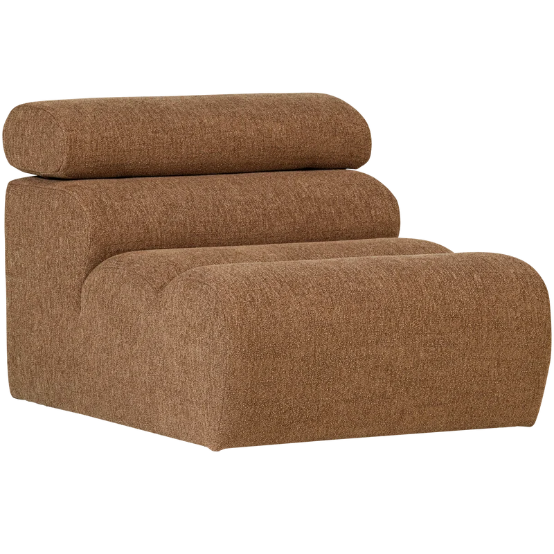 Novi 1-Sitzer-Element Bouclé Karamell